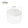 sourcing map 5pcs 70mm(2 3/4") Rubber End Caps, Round Vinyl