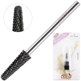 Pana USA PANA DLC Black Cone Shape Carbide Bit 3/32" Shank Size- Extra Coarse