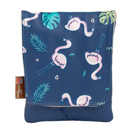 Hazzad Golf Handcrafted Genuine Leather Flamingo Rangefinder Holder - Water Resistant, Oversized, Anti-Theft British Design Crafted from Top Grain Leather That Softens With Age