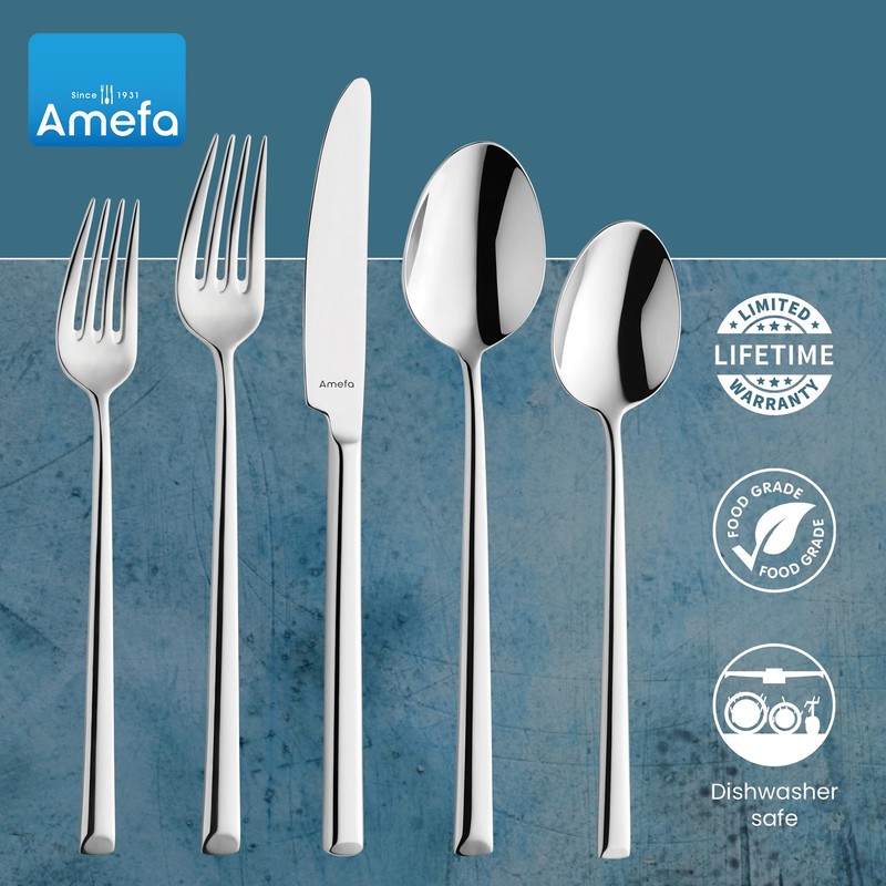 Amefa Metropole 20-Piece Flatware, Set for 4 – Stainless Steel