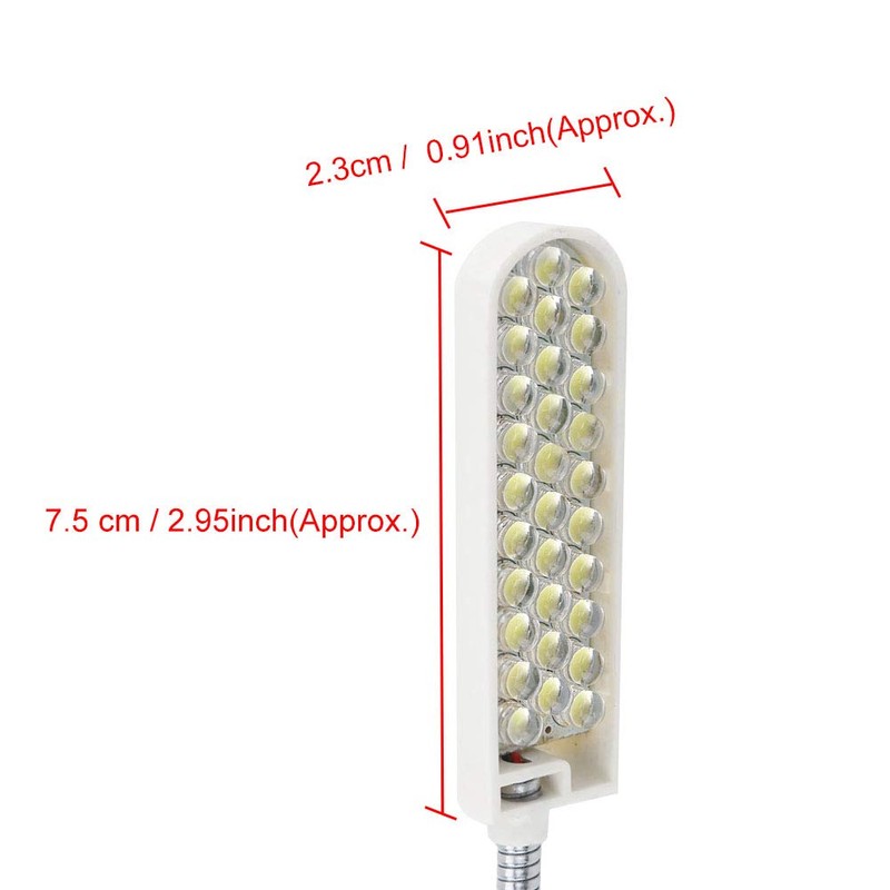 Gooseneck LED Lighting with Magnetic Base (30 LEDs) 2 Watt,