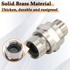 Shower Head Swivel Ball Adapter, ZESE 1PCS Adjustable Universal Shower