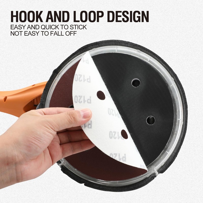 MAXXT 225mm Drywall Sander Sandpaper #120 25Pcs Hook & Loop