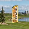 Coffee Breakfast Feather Flag for Business Advertising 6 FT Swooper