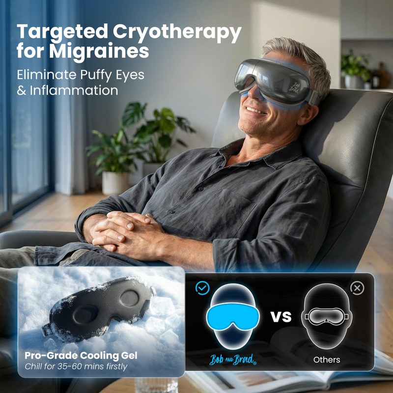 Eye Massager with Heat and Cooling, FSA Eligible HSA, Massaging