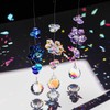 JATYFING Crystal Suncatcher with Flower Design, Rainbow Prism Ball, Set