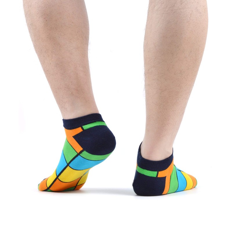 WeciBor Men's Socks Colourful Casual Patterned Socks Combed Cotton Fantastic