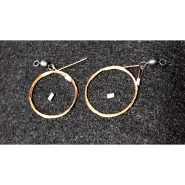 Unbranded NWF Lot of 7 Strands AFW 40lbs Stainless Steel Fishing Wire Leader W/Mini Sleeve - 2 leaders