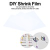 10Pcs Shrink Sheet BOPS Heat Shrinkable Film DoubleSided Printing HandPainted