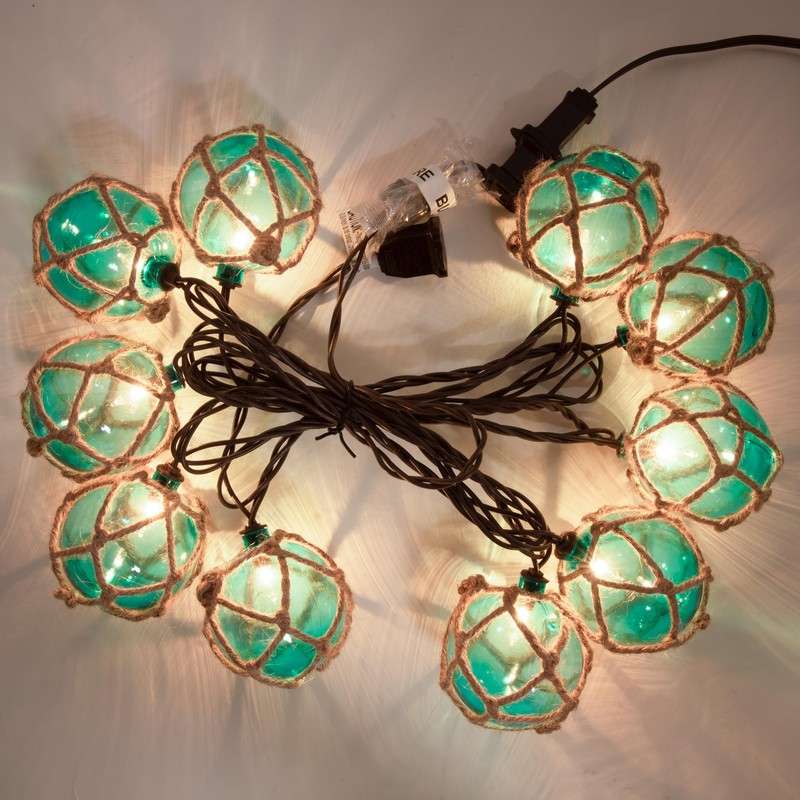 Decorative String Lights Plug in with 10 Incandescent Bulbs, Nautical