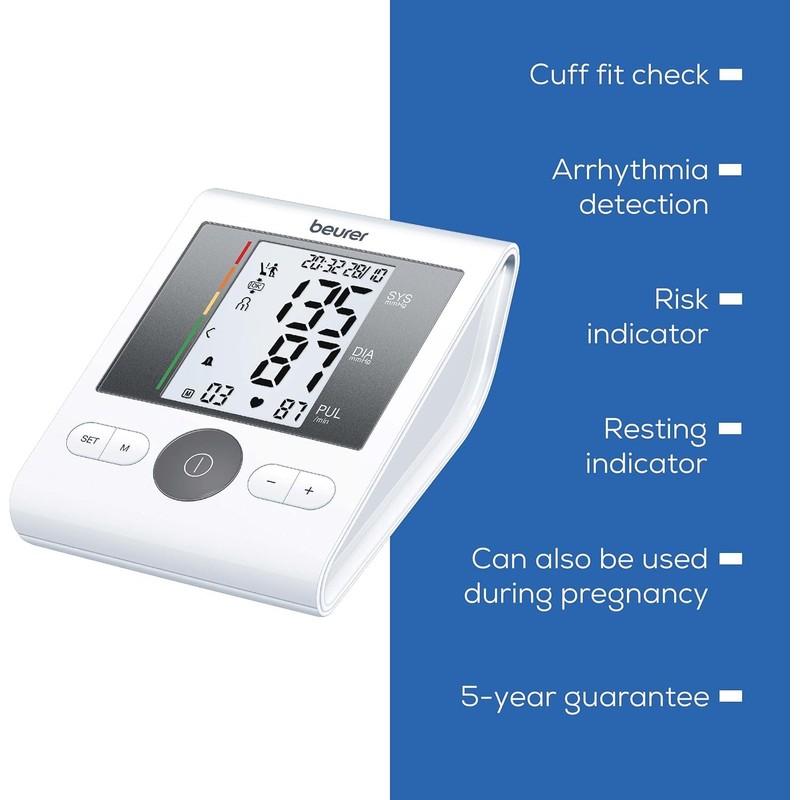 Beurer BM28 Upper Arm Blood Pressure Monitor with Patented Resting