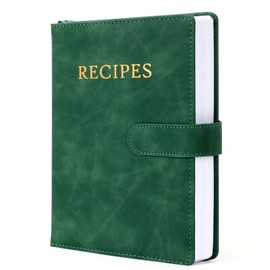JULEASEL Blank Recipe Book to Write in Your Own Recipes, Thick Recipe Collection Book w/ 234 Pages, Hardcover Blank Cookbook for Family Recipes, Mom Christmas Gifts, Unique Gift for Cooking Lovers