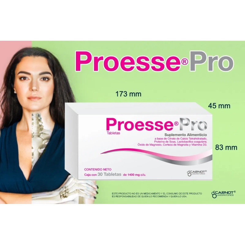 Proesse Pro 30 Tabs Suplemento A Base De Calcio Magnolia