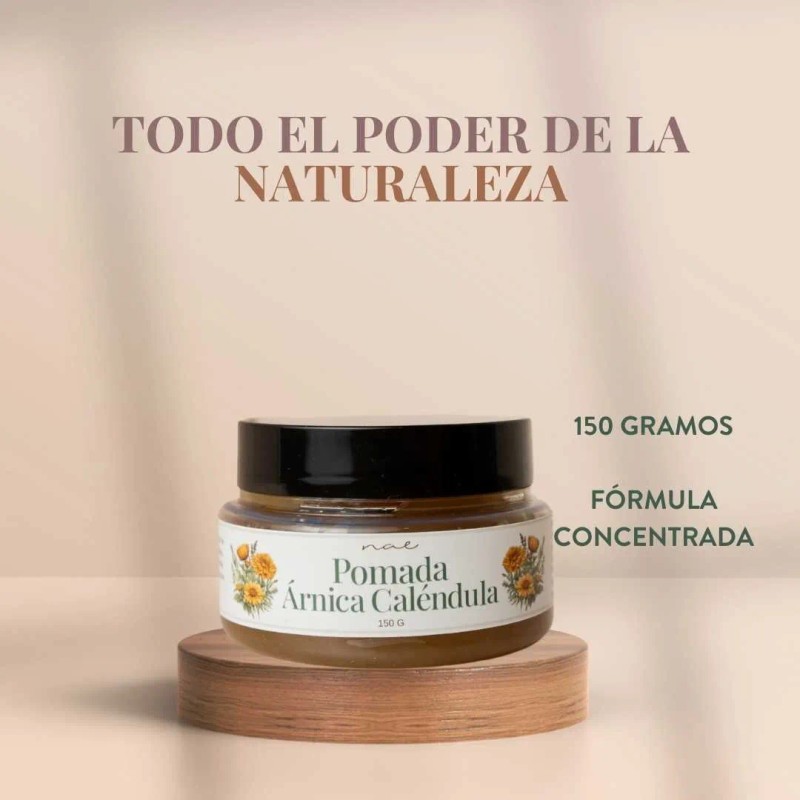 Pomada Árnica | Caléndula 150 G Aroma Herbal Y Mentolado