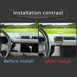 PIUGILH Car Phone Holder Compatible with Land Rover Defender 90 110 130 2020-2023 Accessories, Center Console Dash Board Phone Mount Holder(Model C High)