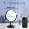 MIRRORVANA 15X Magnifying Tabletop Mirror on Stand - Dual Sided