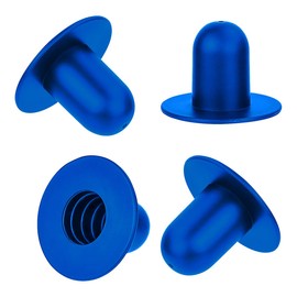 4 Pcs Swimming Pool Pump Strainer Hole Plug, Above Ground Swimming Pools Replacement Wall Plugs Fit for Intex & Bestway Swimming Pool Parts Stopper Plug (Blue)