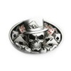 eeddoo® Gürtelschnalle - Glücksspiel Totenkopf - Poker Buckle (Buckle für