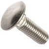 3/8-16 x 1-1/2" Carriage Bolts, Round Head, Square Neck, Stainless