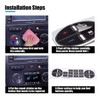 AC Dash Button Repair Kit, AC Dash Switch Label Replacement