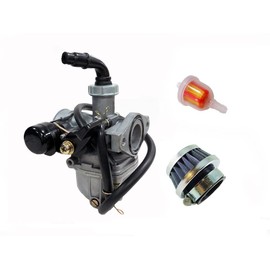 PZ19 Carburetor with Air Filter for 50cc 90cc 110cc ATV Chinese Go Kart Roketa SUNL Carb Free Gas Fuel Filter