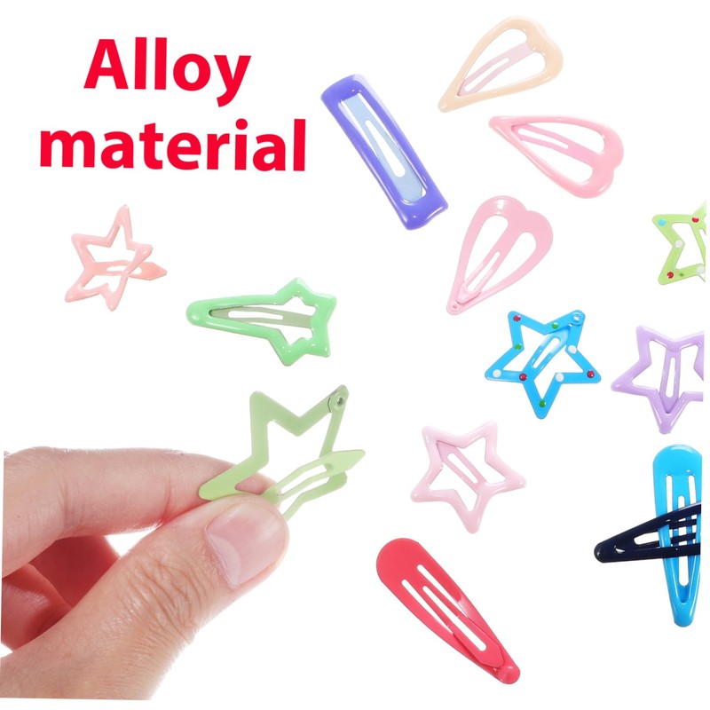 TOVINANNA 60pcs Kawaii Hair Clips for Girls Cute Hairpins for