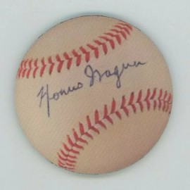 Honus Wagner Facsimile Autograph Baseball Coaster - Pittsburgh Pirates