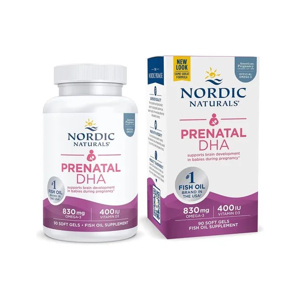 Nordic Naturals Suplemento Prenatal DHA 830 mg de Omega y
