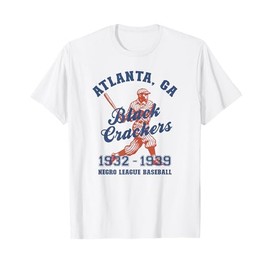 Vintage Negro League Baseball Atlanta Black Crackers T-Shirt