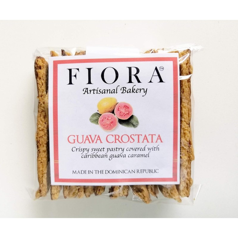 Fiora Crispy Guava Crostata (Crispy sweet pastry covered with Caribbean