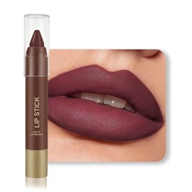 BINGBRUSH 2 in 1 Lip Liner and Lipstick Combo, Matte Lipstick Long Lasting Waterproof Lip Pencil Crayon, Smudge Proof Lip Stain,Hign Pigmented Women’s Makeup (05#Berry Fever)