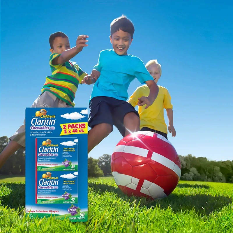 Claritin Children S Niños Antistamínico Con 80 Tabletas