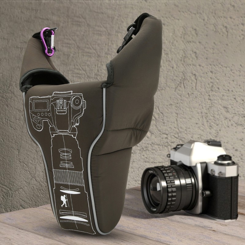 Outdoor Nylon Waterproof Anticollision Bag for SLR Telephoto Lens Mirrorless