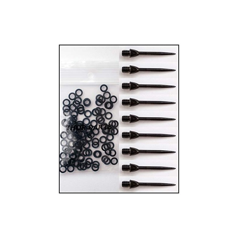 THOR-DARTS ®™ 100 Rubber Rings + 9 Steel Tips Converter