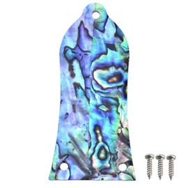 KHLESBY Real Paua Abalone Shell Classic 3 Holes Natural Guitar Truss Rod Cover For Gibson Les Paul LP Professional Accessories