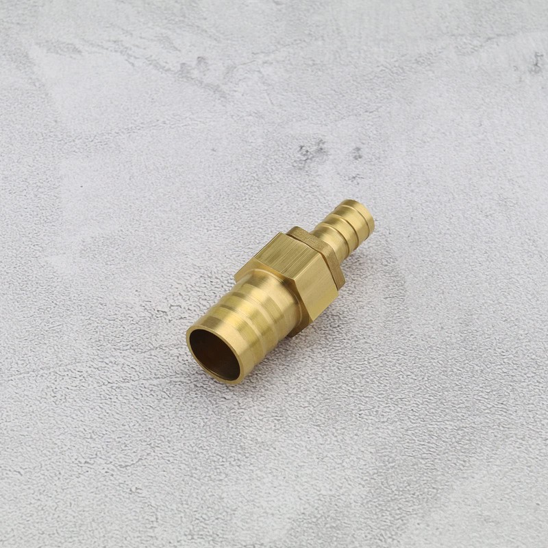 3/4 to 1/2 Barb Hose Fitting Replacement Straight Brass Barb