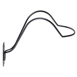 Pfiff 102885 Helmet Holder for All Helmet Types, Powder Coated Black