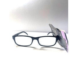 Foster Grant reading glasses, Brandon, black rectangular shape, 3.25