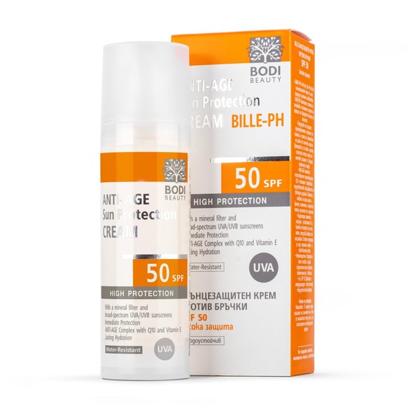 BODI BEAUTY Anti-Wrinkle Sun Protection SPF 50 with Vitamin E