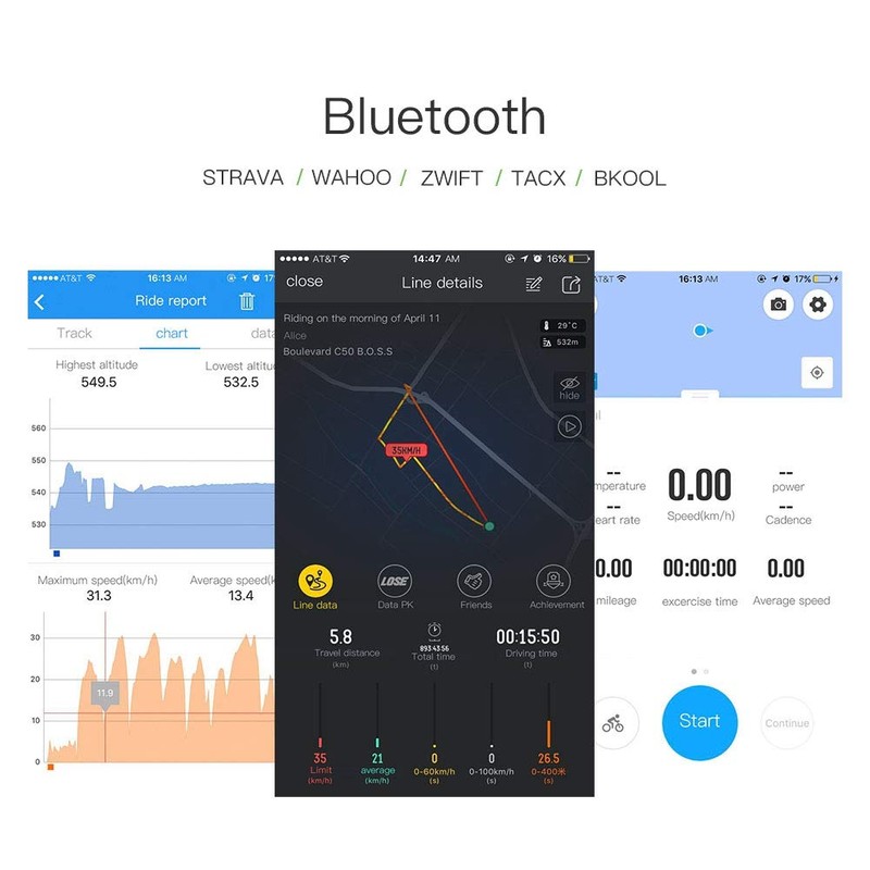 Sensor de Cadencia de Bicicleta de 3 V Bluetooth Y