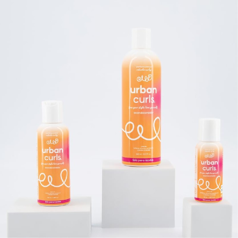 URBAN CURLS Acondicionador 960 ml para Cabello Rizado Definir Rizos,