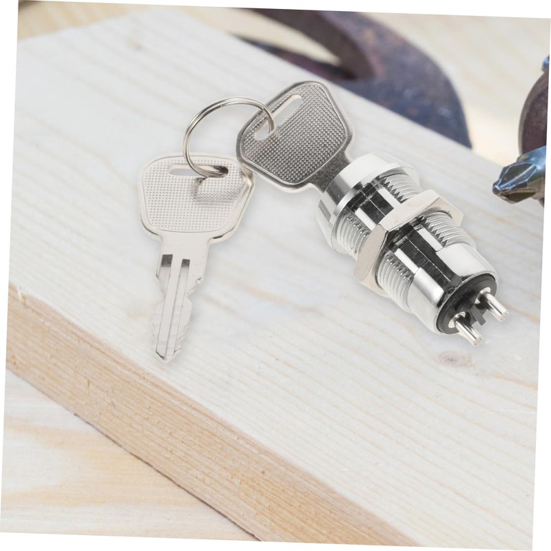 KOMBIUDA Ignition Key Switch for Scooter Forklift Motorcycle Ignition Switch