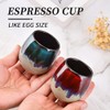 2.7 oz (80 ml) Ceramic Espresso Cups Set of 2