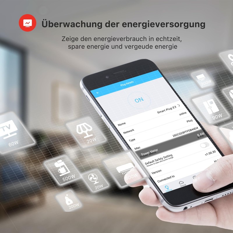 THIRDREALITY Smart Plug E3 with Energy Monitoring, Zigbee Repeater, Remote