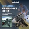 BoatBuckle F14200 Gunwale/Deck Mount Retractable Rod Tie-Down