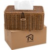 WeeNest Rectangular Wicker Tissue Box Cover, Facial Tissues Boxes, Tissue
