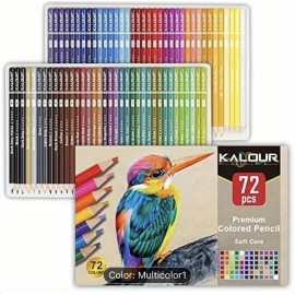 KALOUR 72 Colored Pencils for Adult Coloring Books NEW Shipping Included