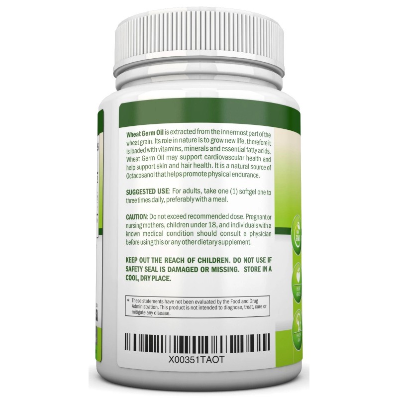 NutriONN Wheat Germ Oil - 100% Cold Pressed – Skin