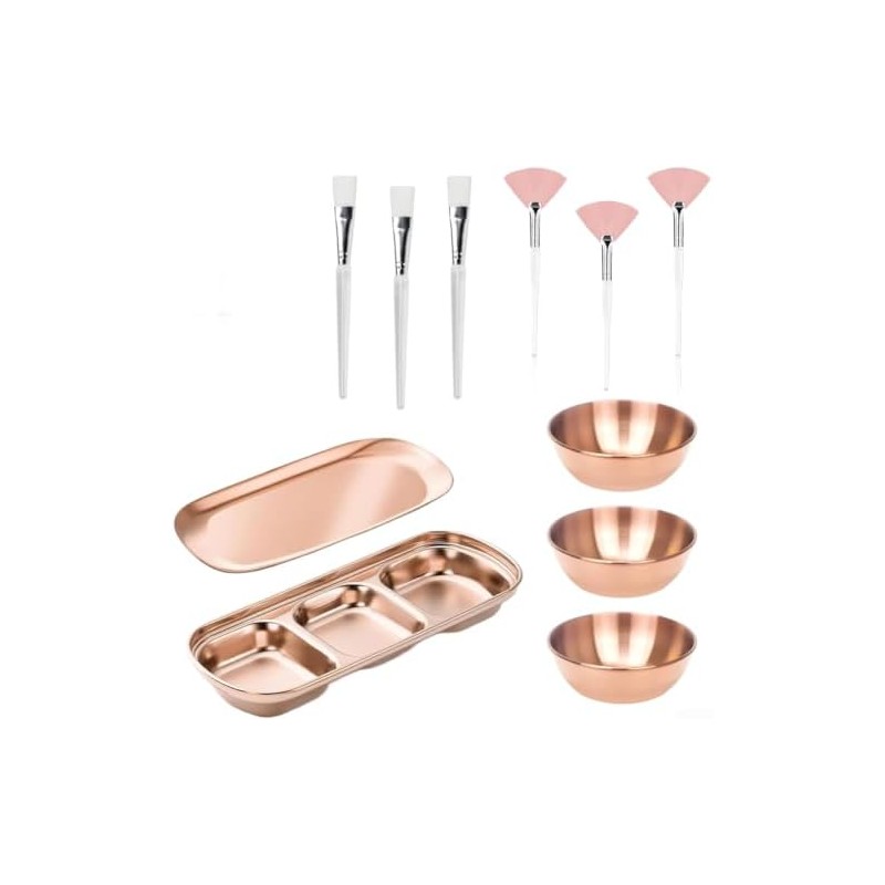 Gold Skincare - Kit de mezcla de 3 cuencos y