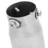 Akozon Exhaust Tip, Universal Inlet 63 mm Outlet 76 mm